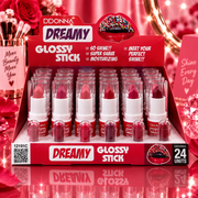 Lot de 24 pièces - Rouge à Lèvres Dreamy Glossy Stick - D'Donna