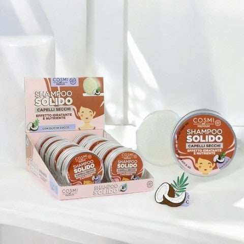 Pack of 12 - Coconut solid shampoo - Cosmi Milano