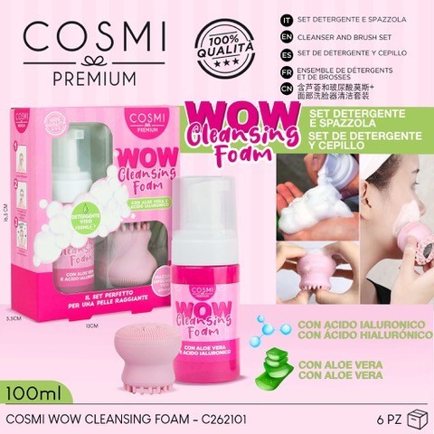 Lot de 3 - Mousse nettoyante skin care - Cosmi milano