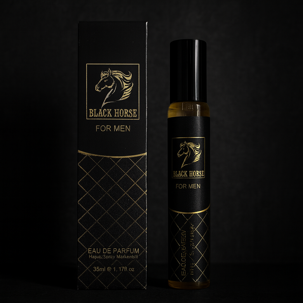 Lot de 12 - Parfum black horse 35ml - Fragrance couture