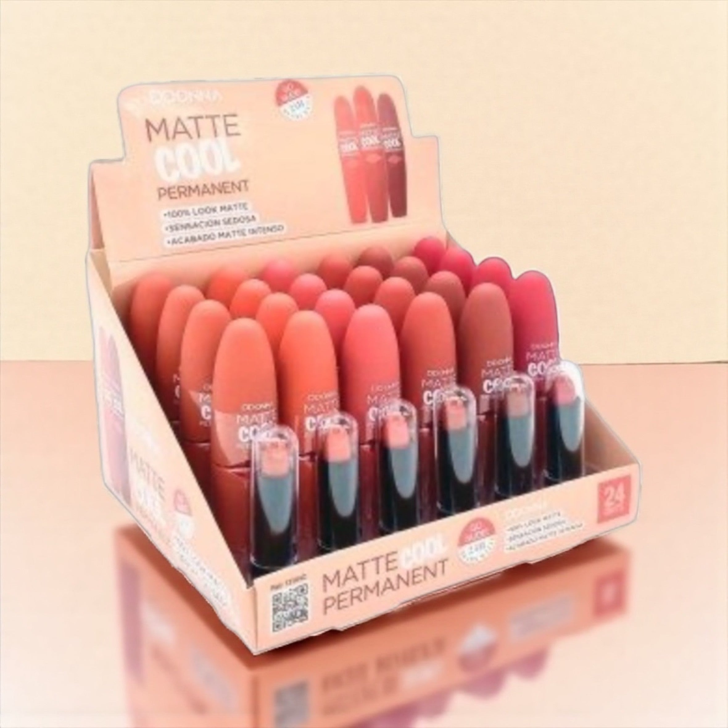 Rouge à lèvres cool matte permanent d'donna 12104 c