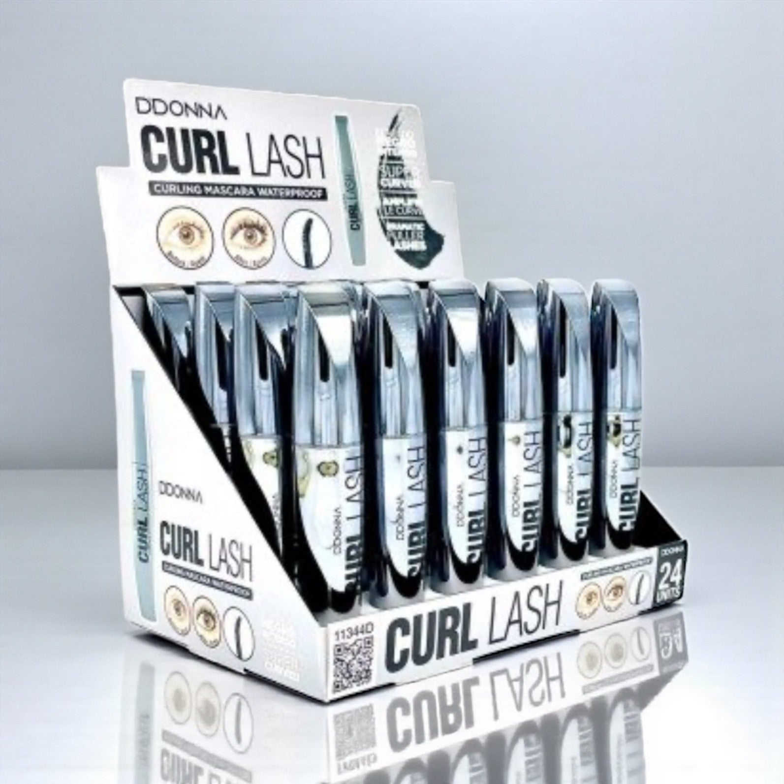 Lot de 24 pièces - Mascara Curl las ultra Black - D'Donna