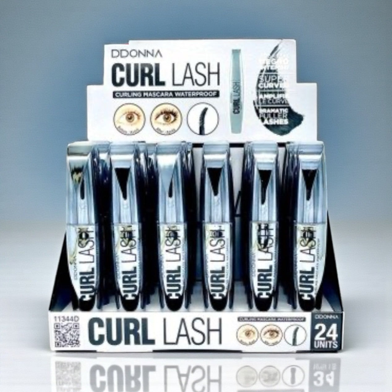Lot de 24 pièces - Mascara Curl las ultra Black - D'Donna