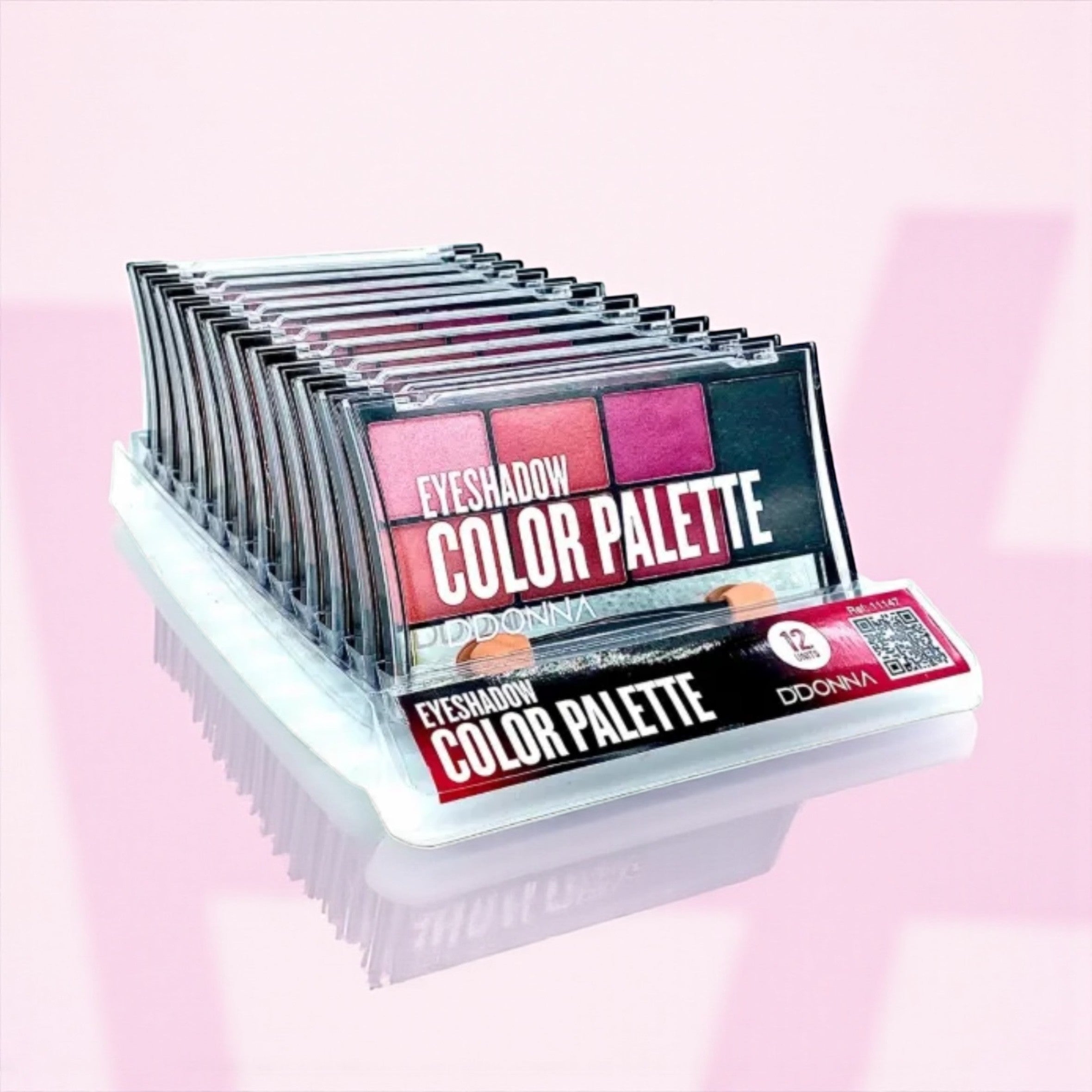 Lot de 12 fards a paupières planète rose - D'donna 11147