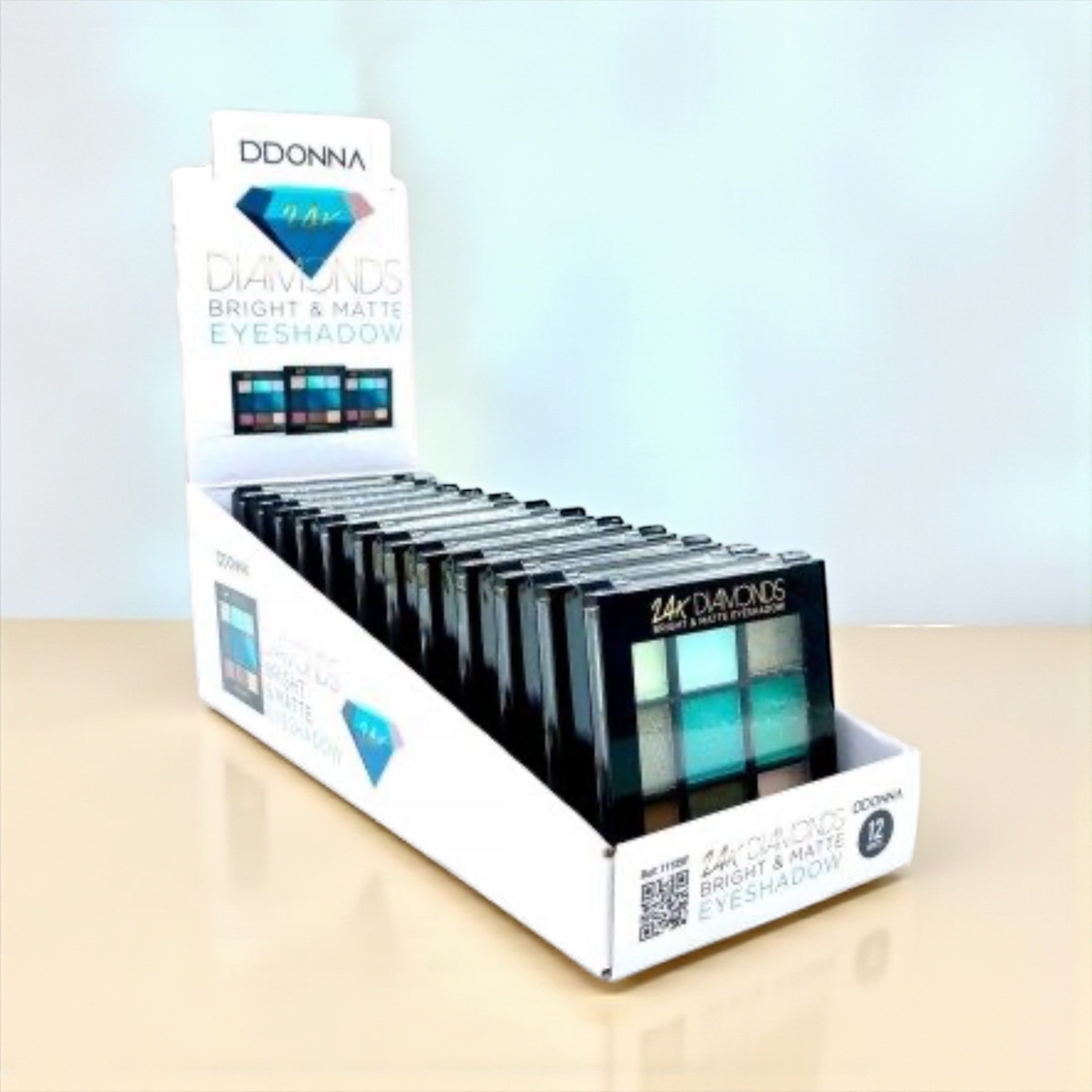 Lot de 12 palette diamond 24K verte - D’donna 11125F