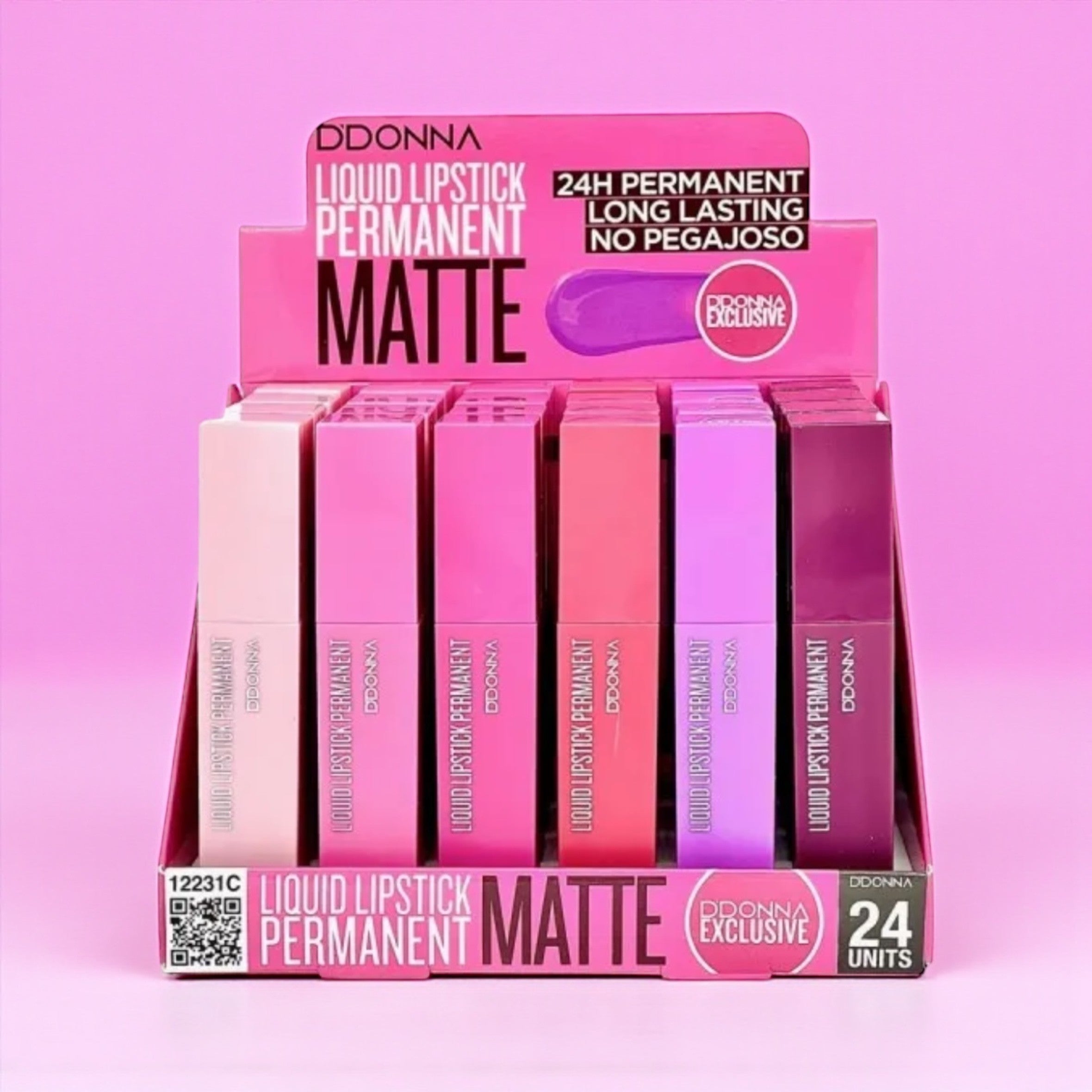 Rouge à lèvres liquide matte longue tenue 12231 c