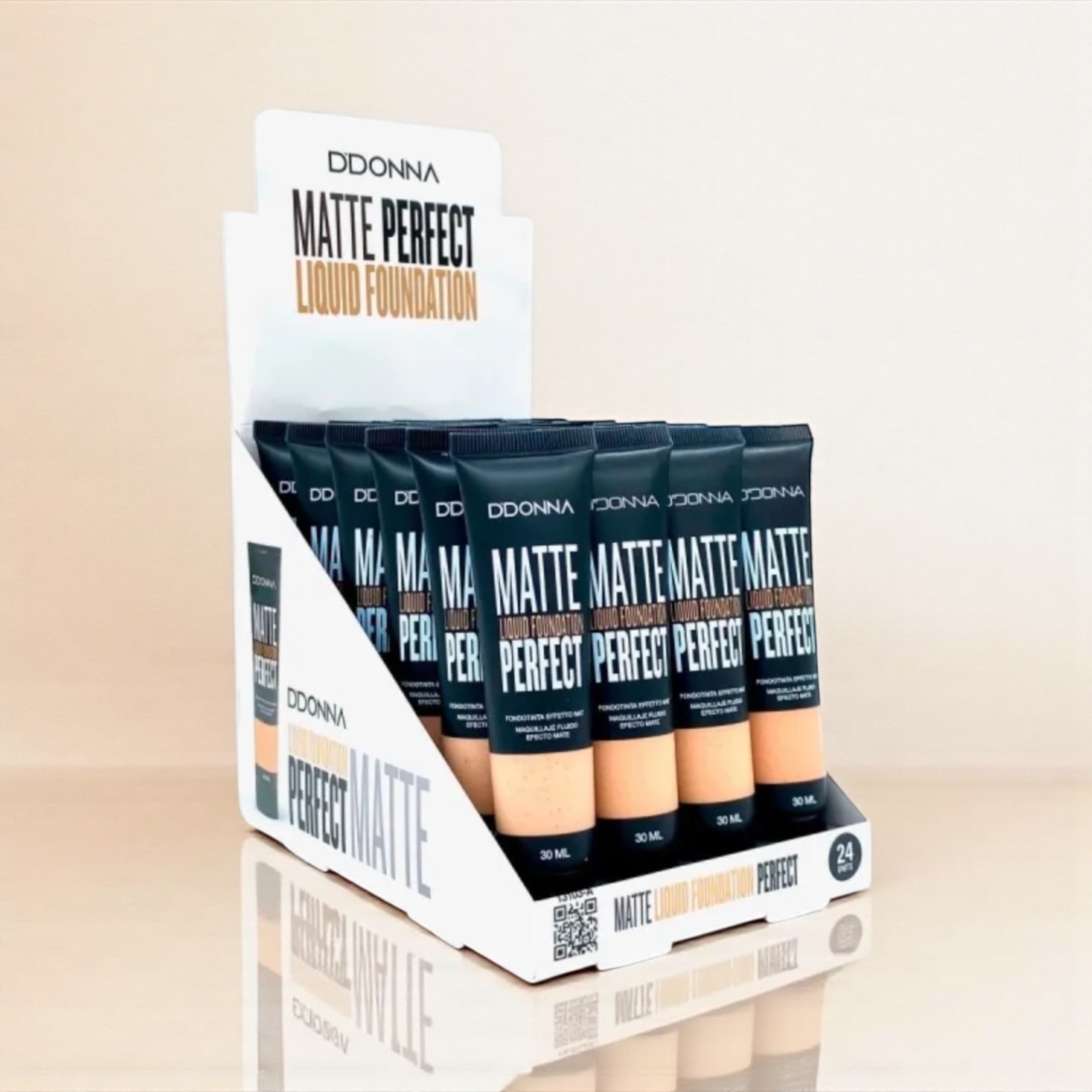 Lot de 24 fond de teint matte d'donna 13103A