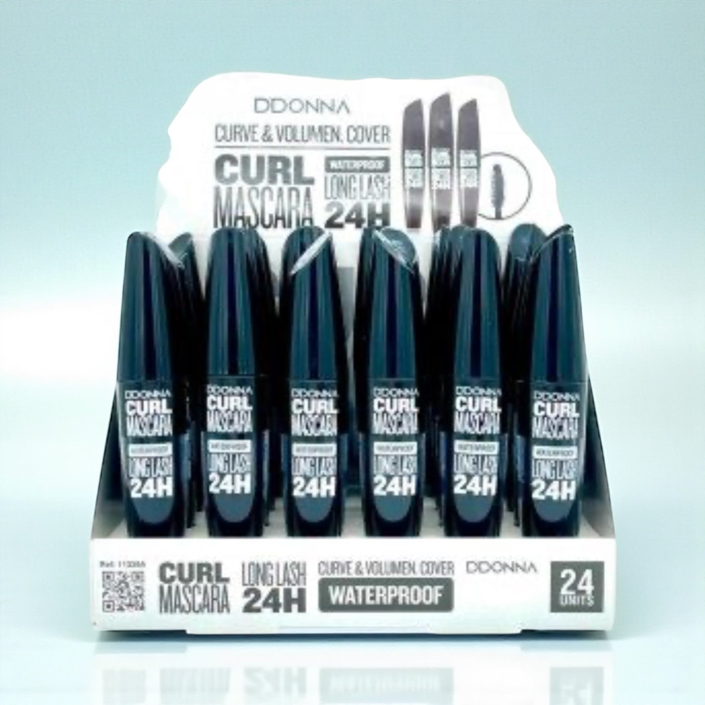 Mascara waterproof curve et volume 11339 a d'donna