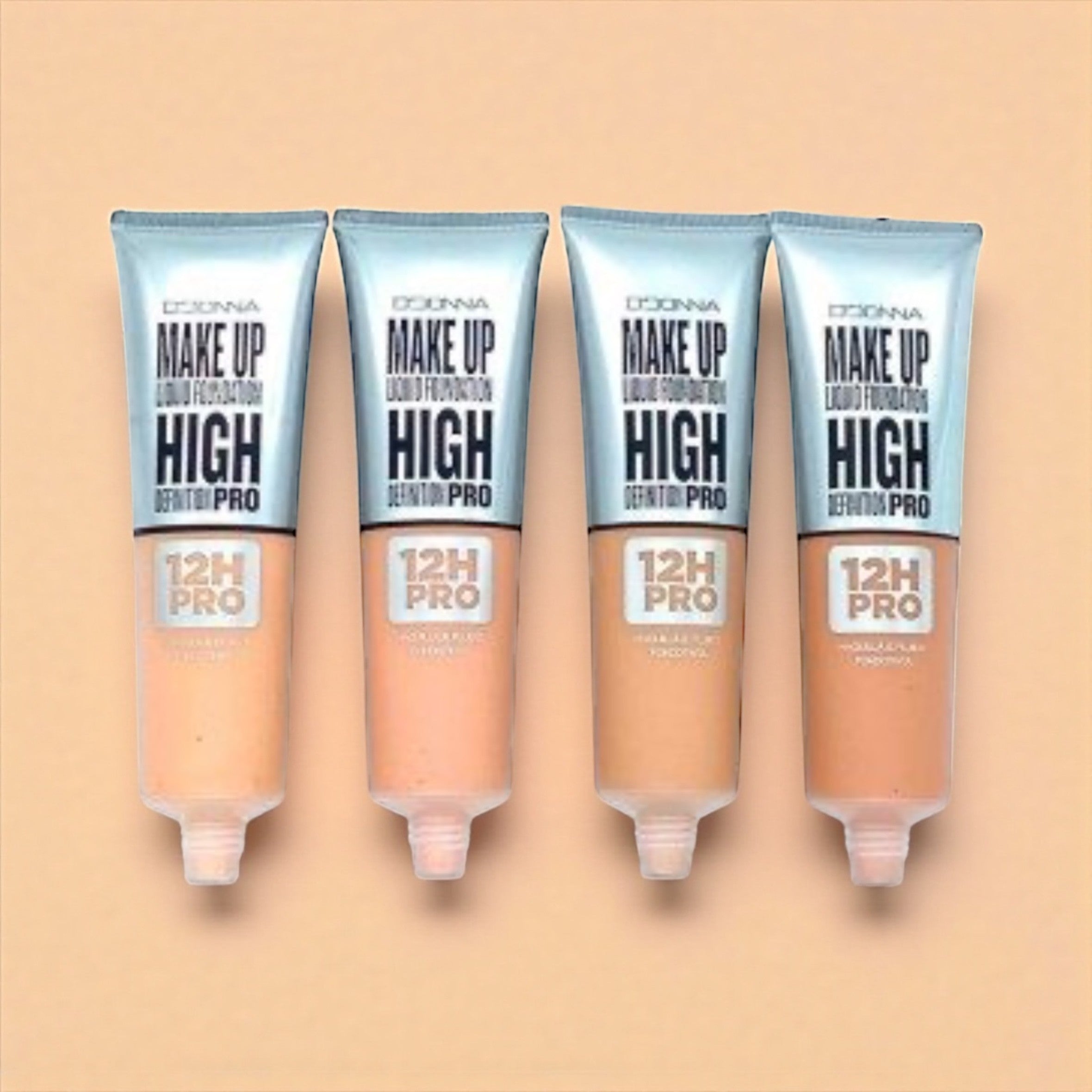 24-Piece Set - D'donna 12H Liquid Foundation