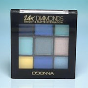 Lot de 12 palette diamond 24 k bleu - D’donna 11125E