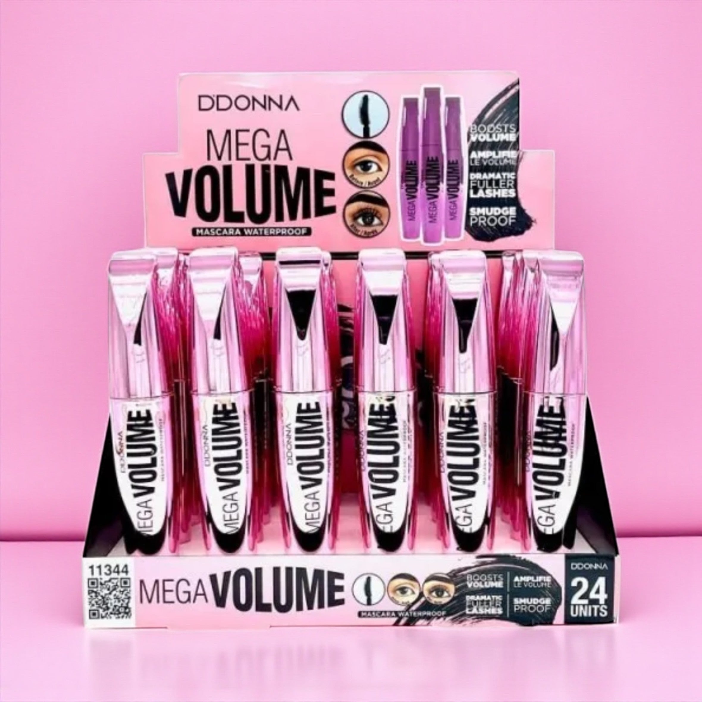 Lot de 24 pièces - Mascara Méga Volume - D'Donna