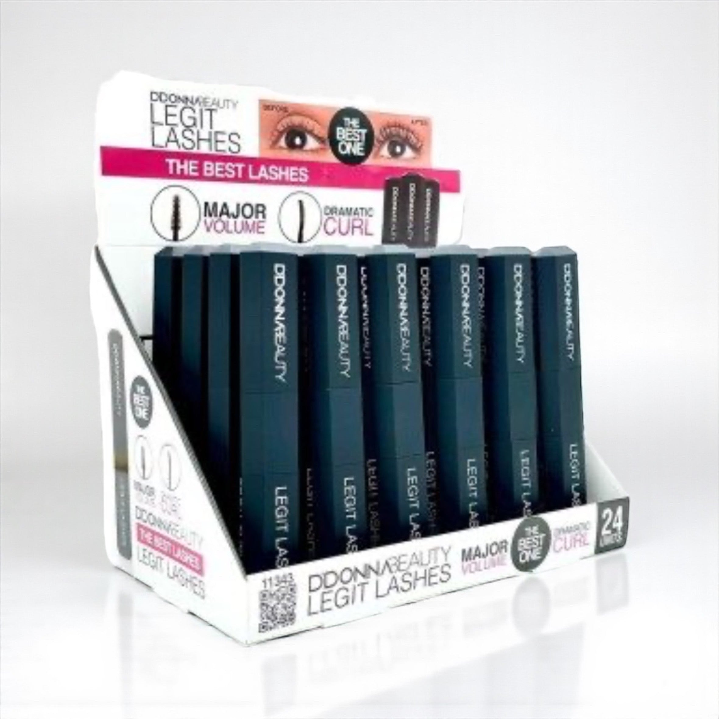 Lot de 24 Pièces - Mascara Double Legiit Lashes - 11343 - D'donna