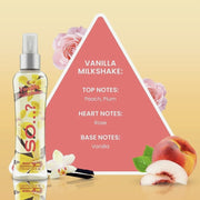 Pack of 6 - Vanilla Milkshake Fragrance Mist 100mL - So..? Fragrance