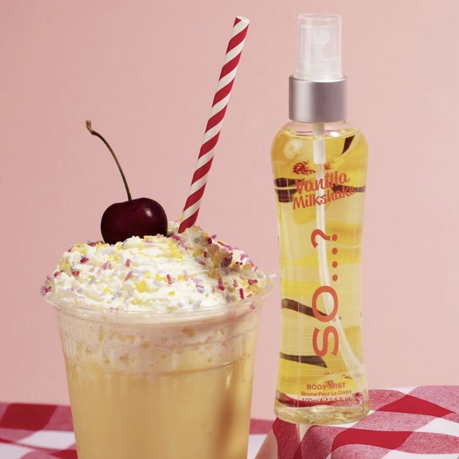 Lot de 6 - Brume parfumée vanilla milkshake 100mL - So..? fragrance