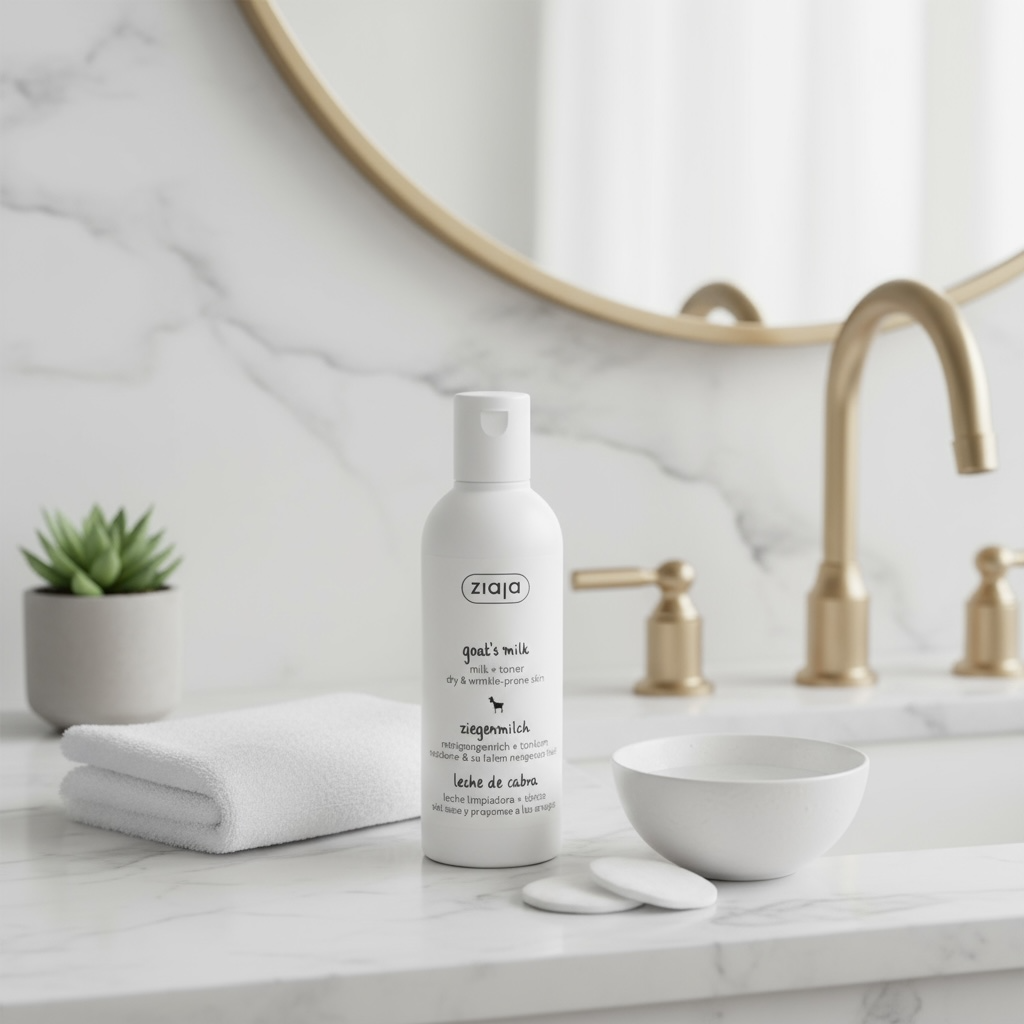 Lot de 6 - Lotion démaquillante et hydratante au lait de chèvre 200ml - Ziaja