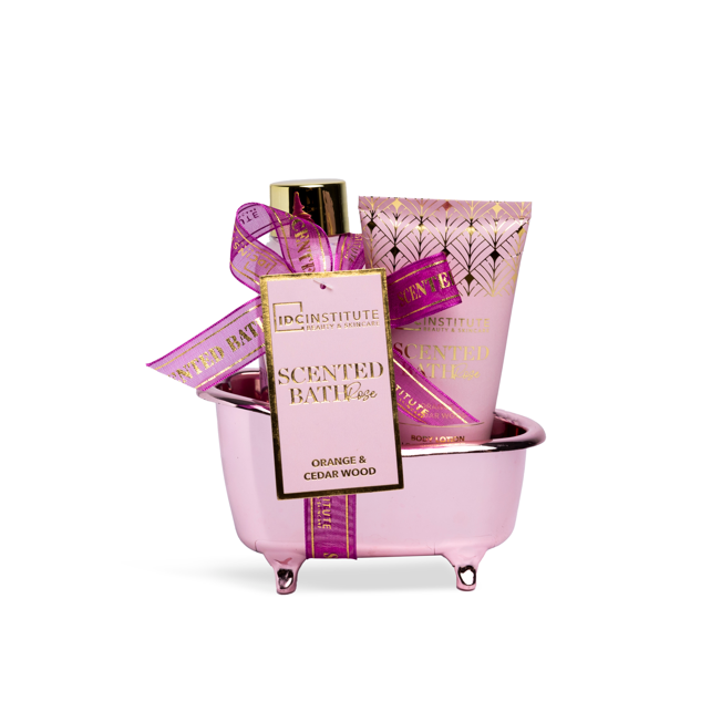 Lot de 6 - Mini coffret bain scented bath rose 12162 - Idc institute