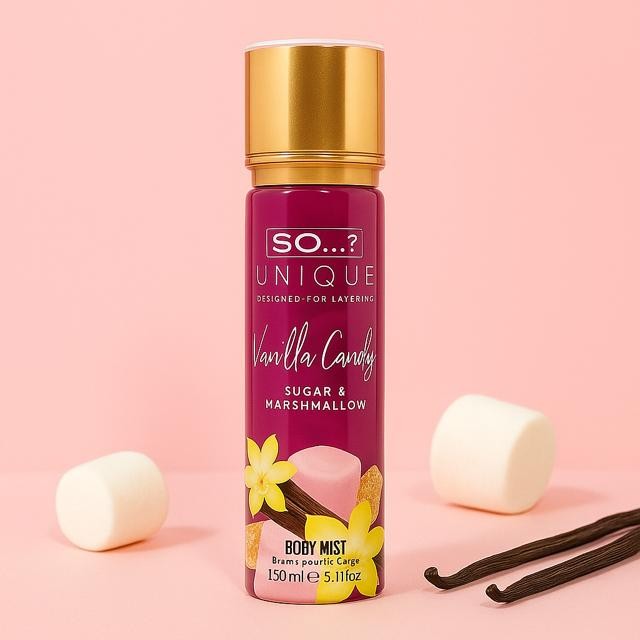 Lot de 4 - Brume corps vanilla candy 150 ml - So..? unique