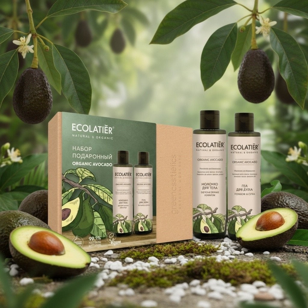 Set of 8 organic avocado gift boxes – Ecolatier
