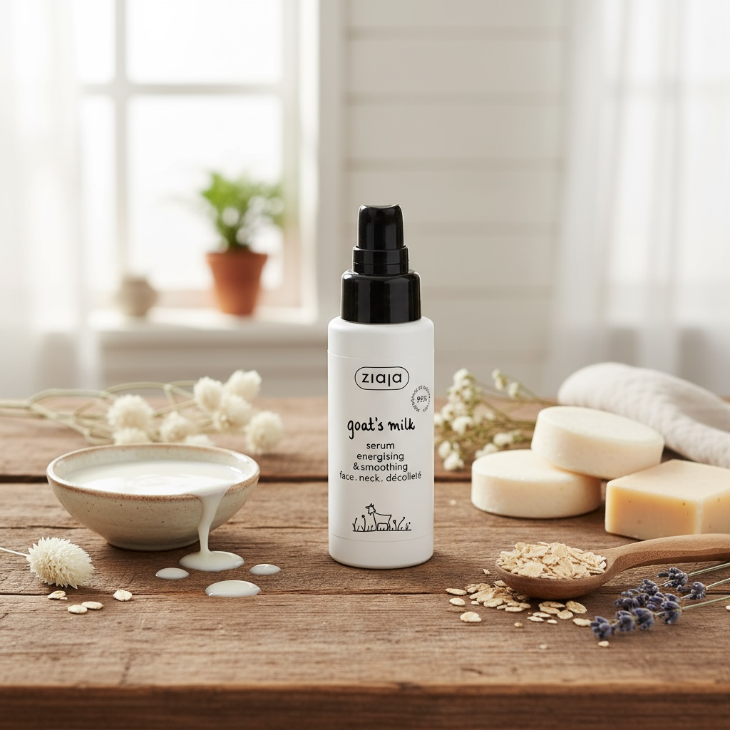 Lot de 6 (3,70 la pièce) Sérum hydratant et lissant au lait de chèvre 50 ml - Ziaja