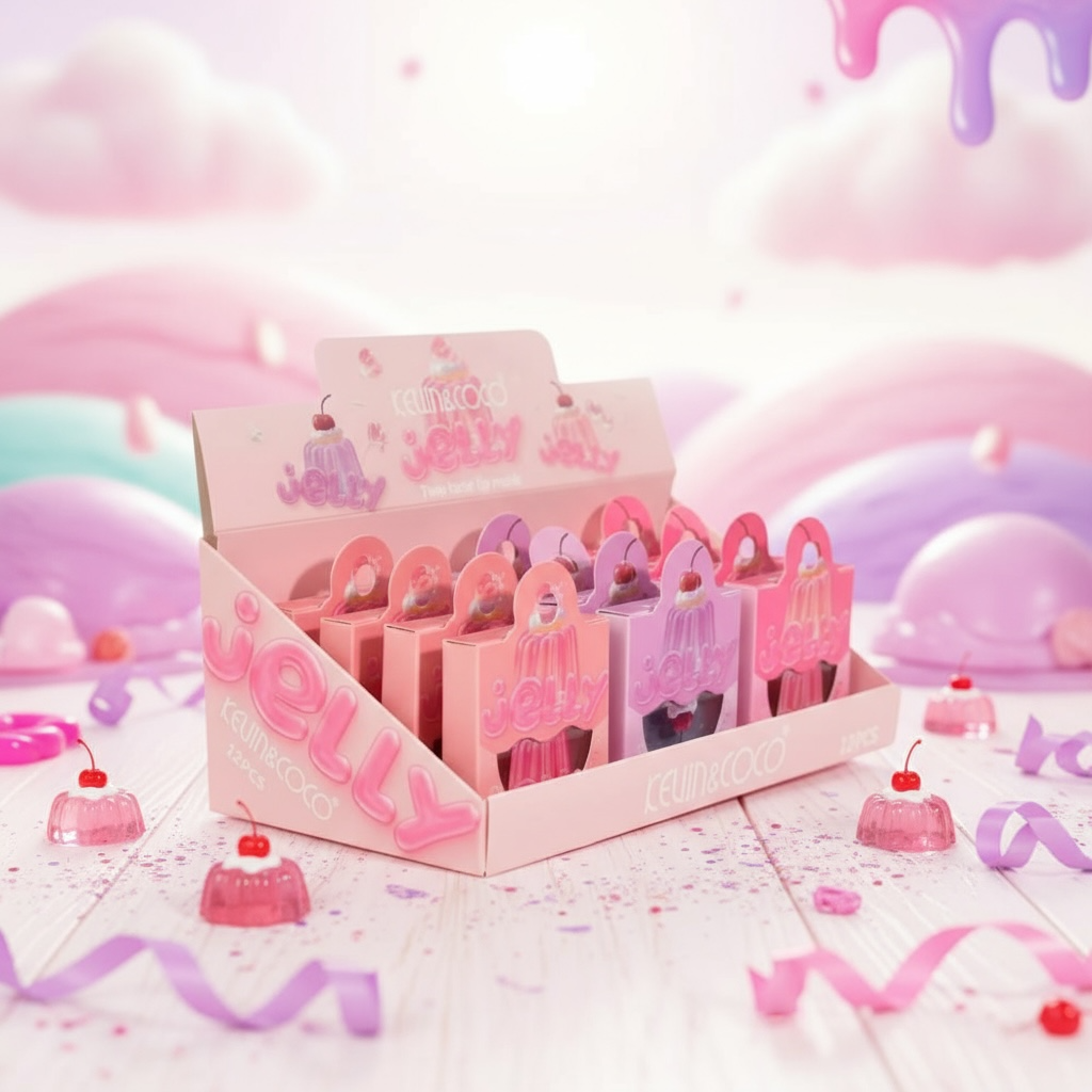 Lot de 12 - Baume à lèvres “jelly” - Kevin & coco