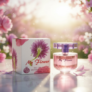 Lot de 6 pièces - Parfum My flower 100ml pour femme  - Real Time