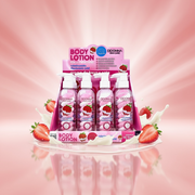 Lot de 12 Pièces - Body Lotion Intense Fraise Chantilly - D'donna skin care