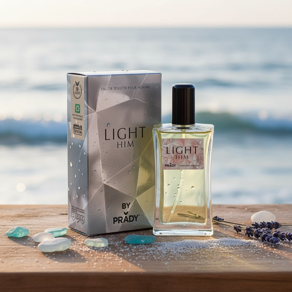 Lot de 6 - Eau de parfum light him 100ml - Prady