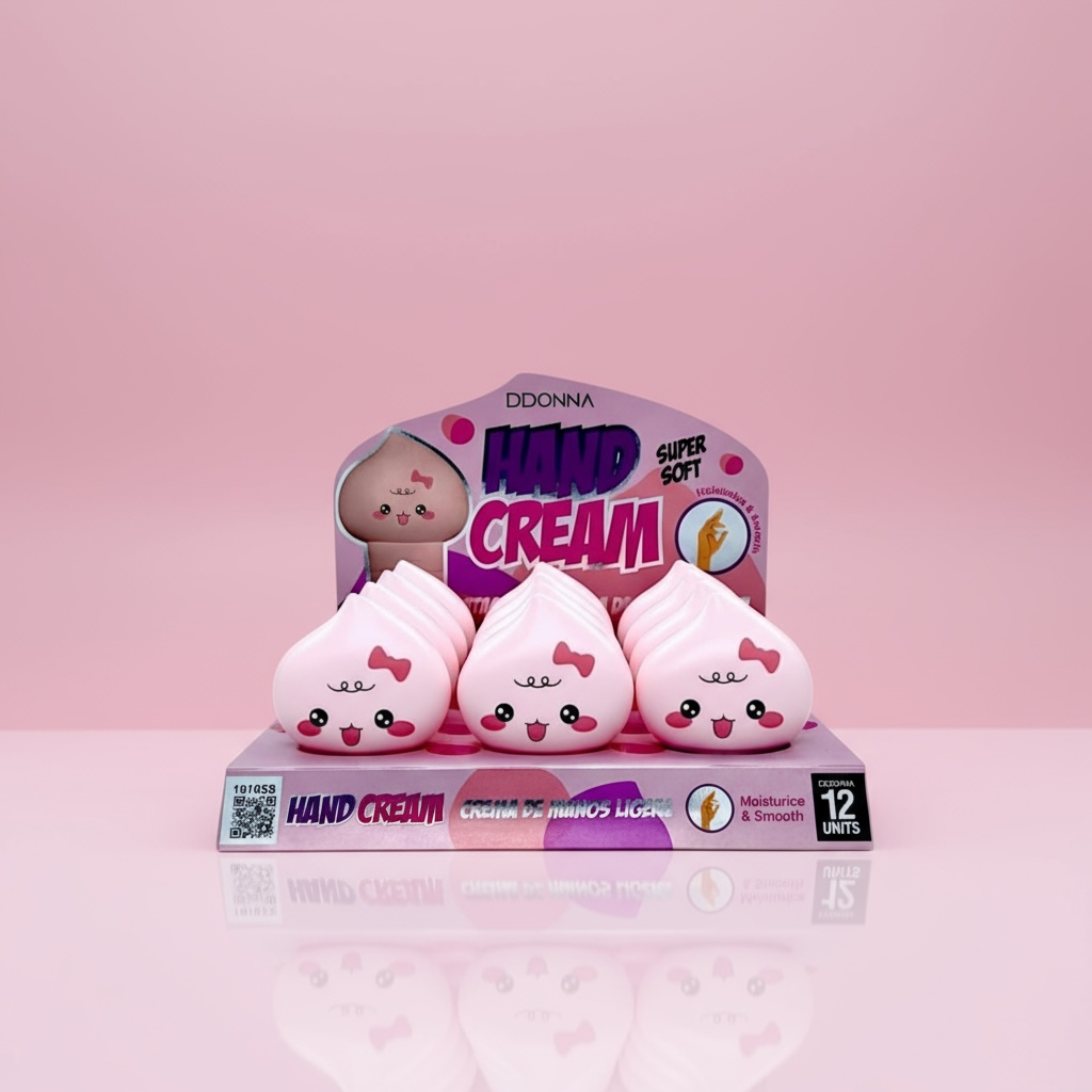 Lot de 12 - Hand cream peach - Ddonna