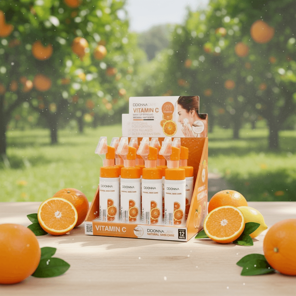 12-Piece Set - Natural Skin Care Vitamin C Makeup Removing & Cleansing Foam - D'Donna