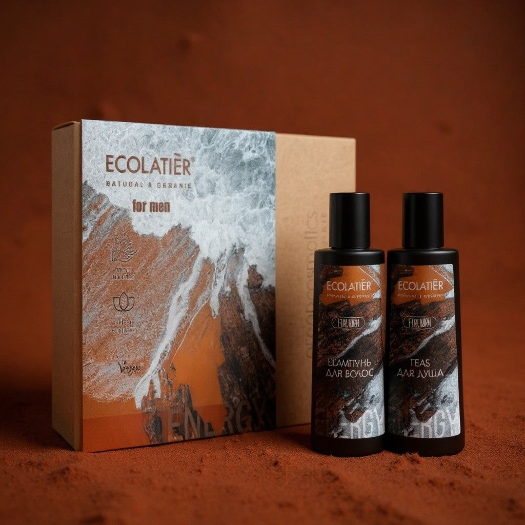 Lot de 8 - Coffret soin pour homme - Ecolatier