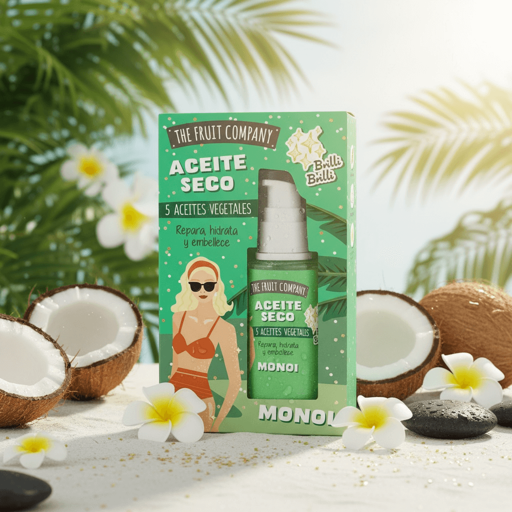 Set of 12 sparkling dry oil display stands - The Fruit Company 