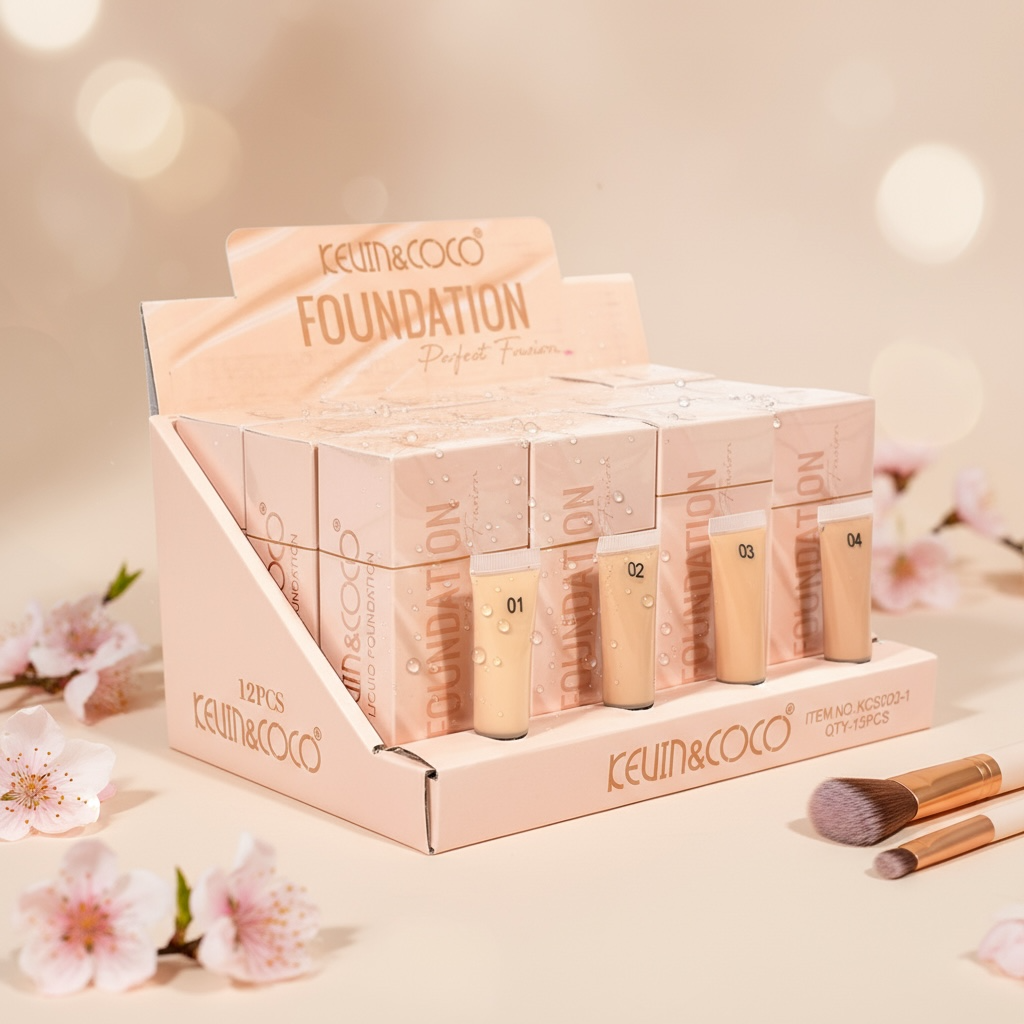 12-Piece Set - Ultra Coverage Liquid Foundation - Kevin & Coco
