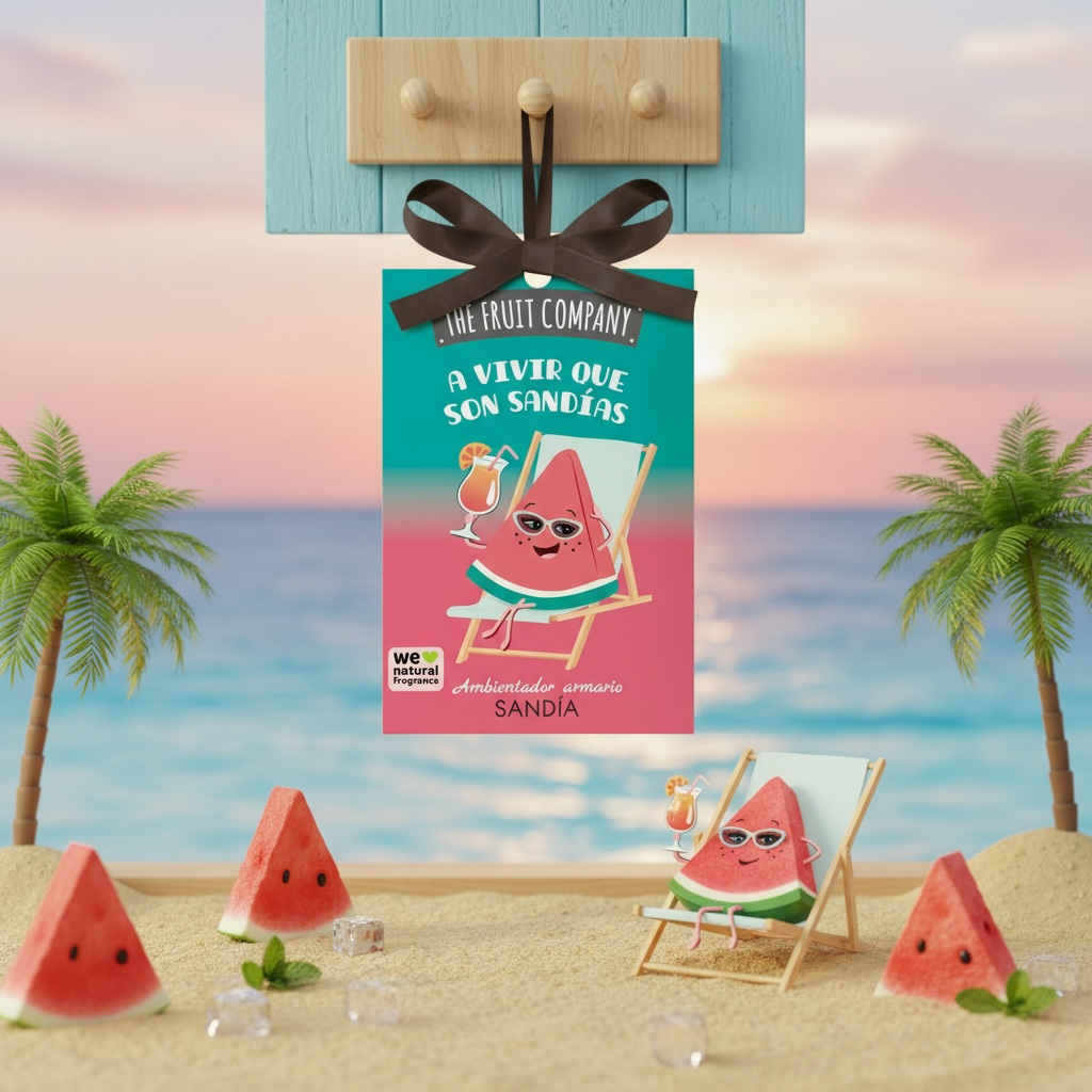 Lot de 12 sachet armoire - The fruit company pasteque