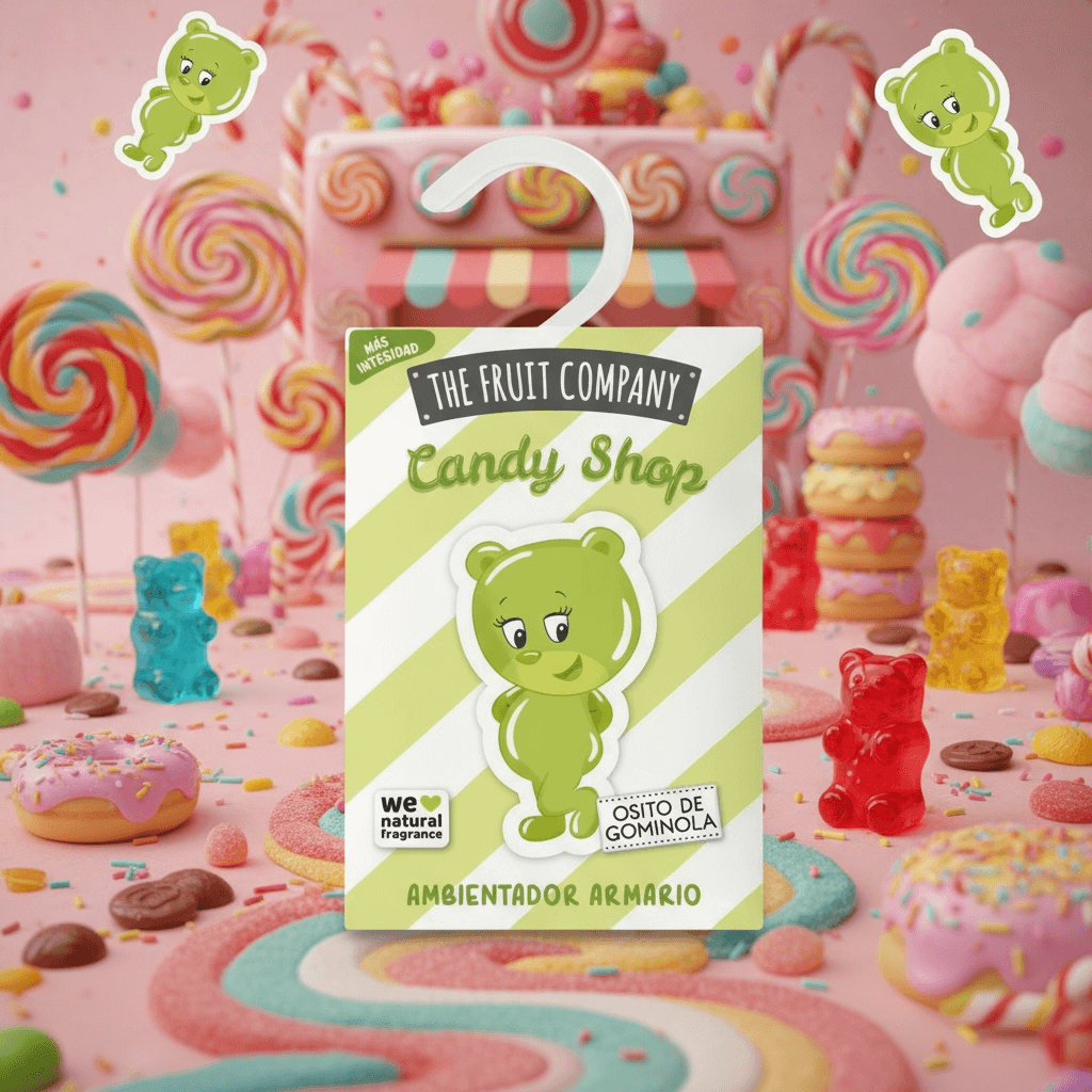 Lot de 12 sachet armoire candy shop ourson guimauve - The fruit company