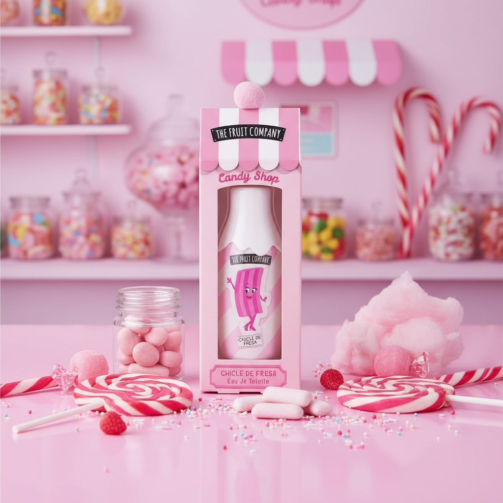 Lot de 6 eau de toilette chewing gum fraise - The fruit company