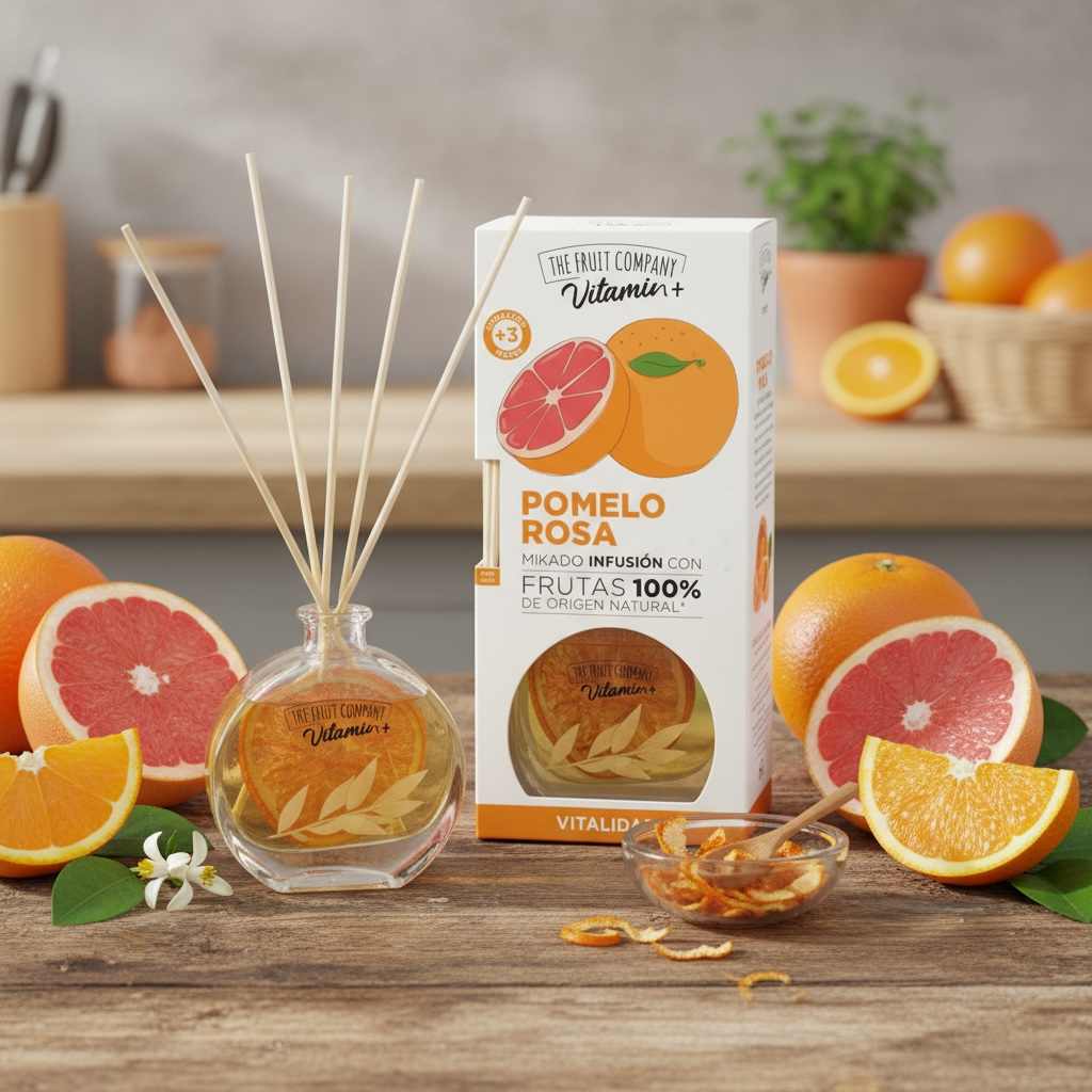 Lot de 5 Pièces -  Mikado Infusion Pamplemousse Rose - The Fruit Company