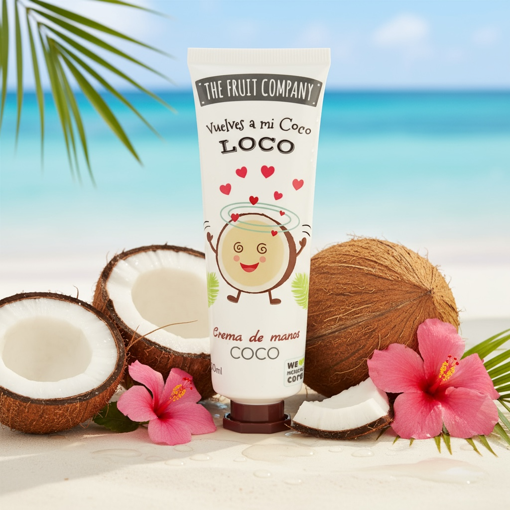 Lot de 14 crème mains coco 50ML - The fruit company