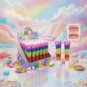 Lot de 24 gloss arc en ciel au sucre 0386 - Yes love