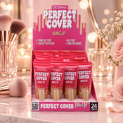 Lot de 24 Pièces - Fond de Teint Perfect Cover Make Up D’Donna – Fini Mat Oil Free – D'Donna