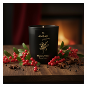 Lot de 8 - Bougie parfumée baies rouge - Ambar