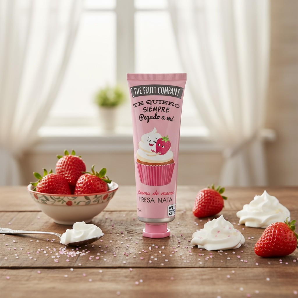 Pack of 14 strawberry whipped cream hand creams 50ml - The Fruit Company