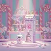 Pack of 6 Mikado cotton candy "candy shop" 40ML sticks - The Fruit Company