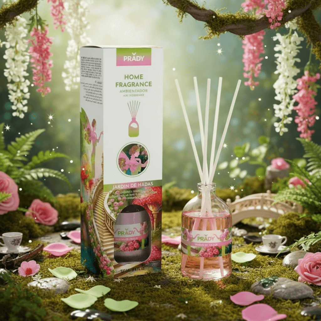 Lot de 6 - Diffuseur mikado jardin de fée 100ml - Prady