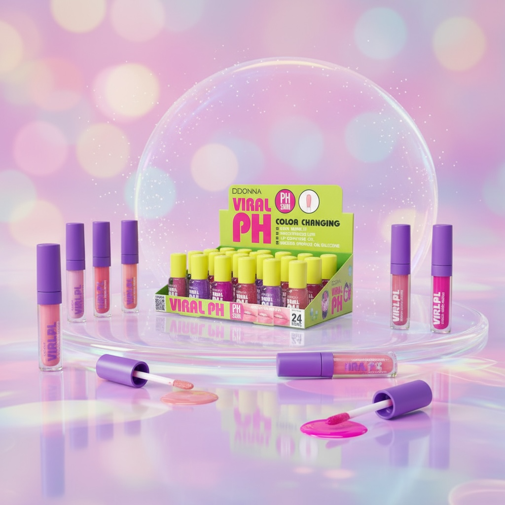 Lot de 24 - Gloss ultra brillant viral ph - D'donna