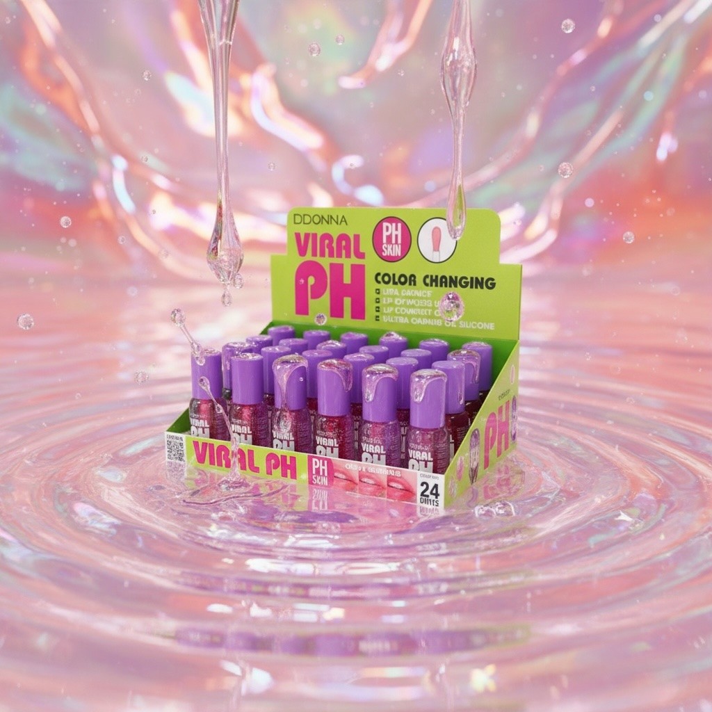 Lot de 24 - Gloss ultra brillant viral ph - D'donna