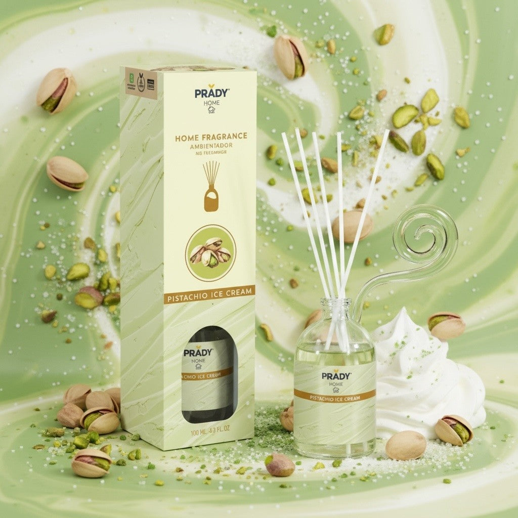 Lot de 6 - Mikado pistachio ice cream 100ml - Prady