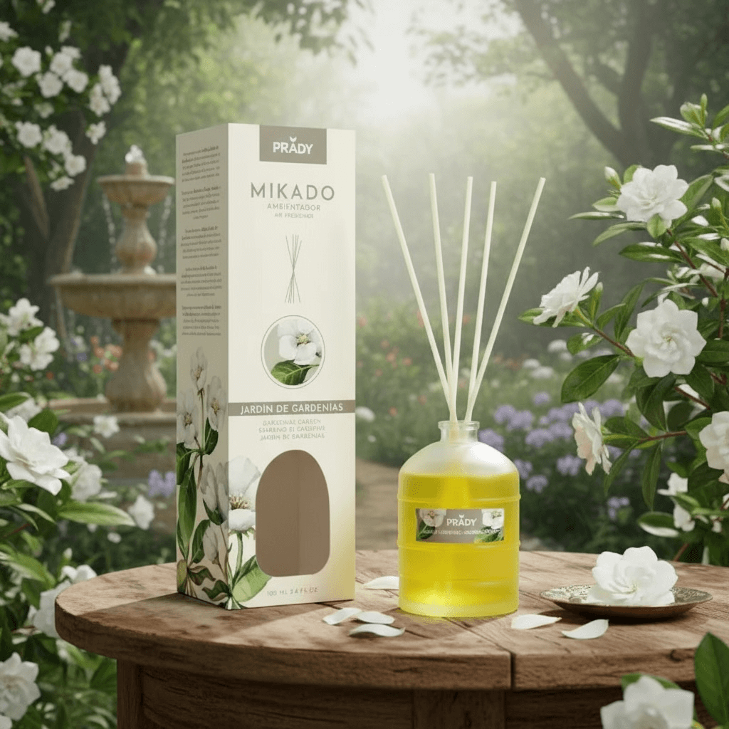 Lot de 6 mikado jardin de gardenia 100ML - Prady