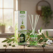 Lot de 6 Pièces - Diffuseur Mikado Bâtonnets parfum Eucaliptus 100ML - Prady