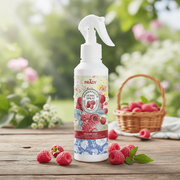 Lot de 6 spray d'ambiance maison tissu et voiture framboise 220ML - Prady