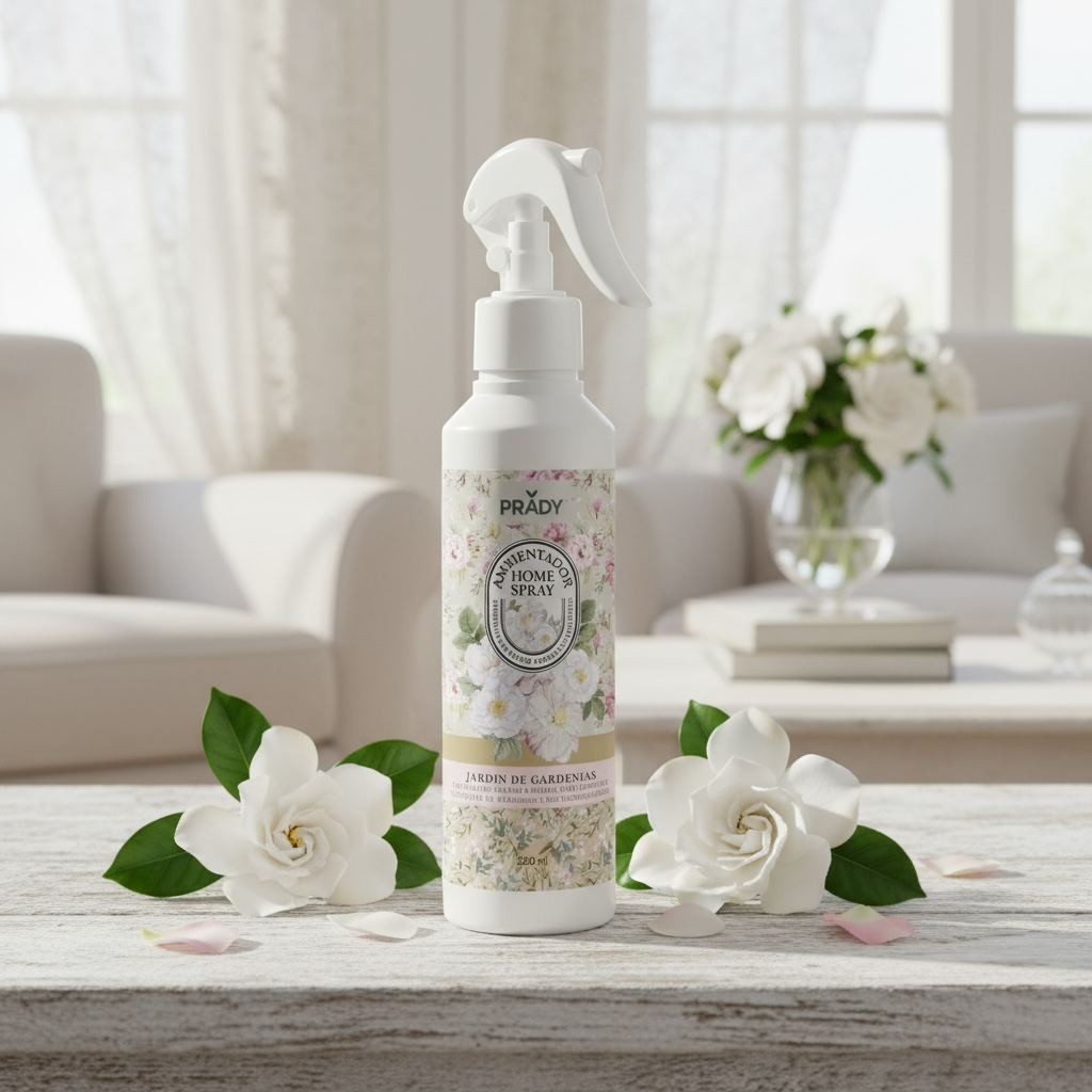 Spray d'ambiance maison tissu et voiture prady jardin de gardenia 220ML